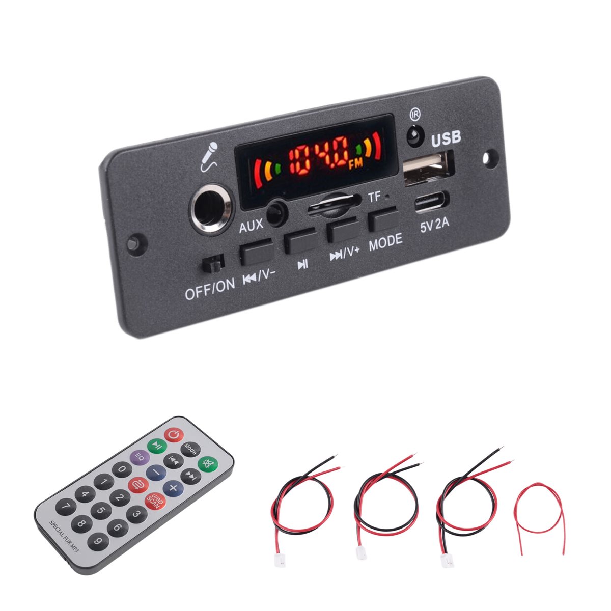 Audio Music To Mp3 - 新しい Bluetooth 対応オーディオデコーダーボードアンプ JQ-D129BT-A 2X5W 音楽プレーヤーアクセサリー