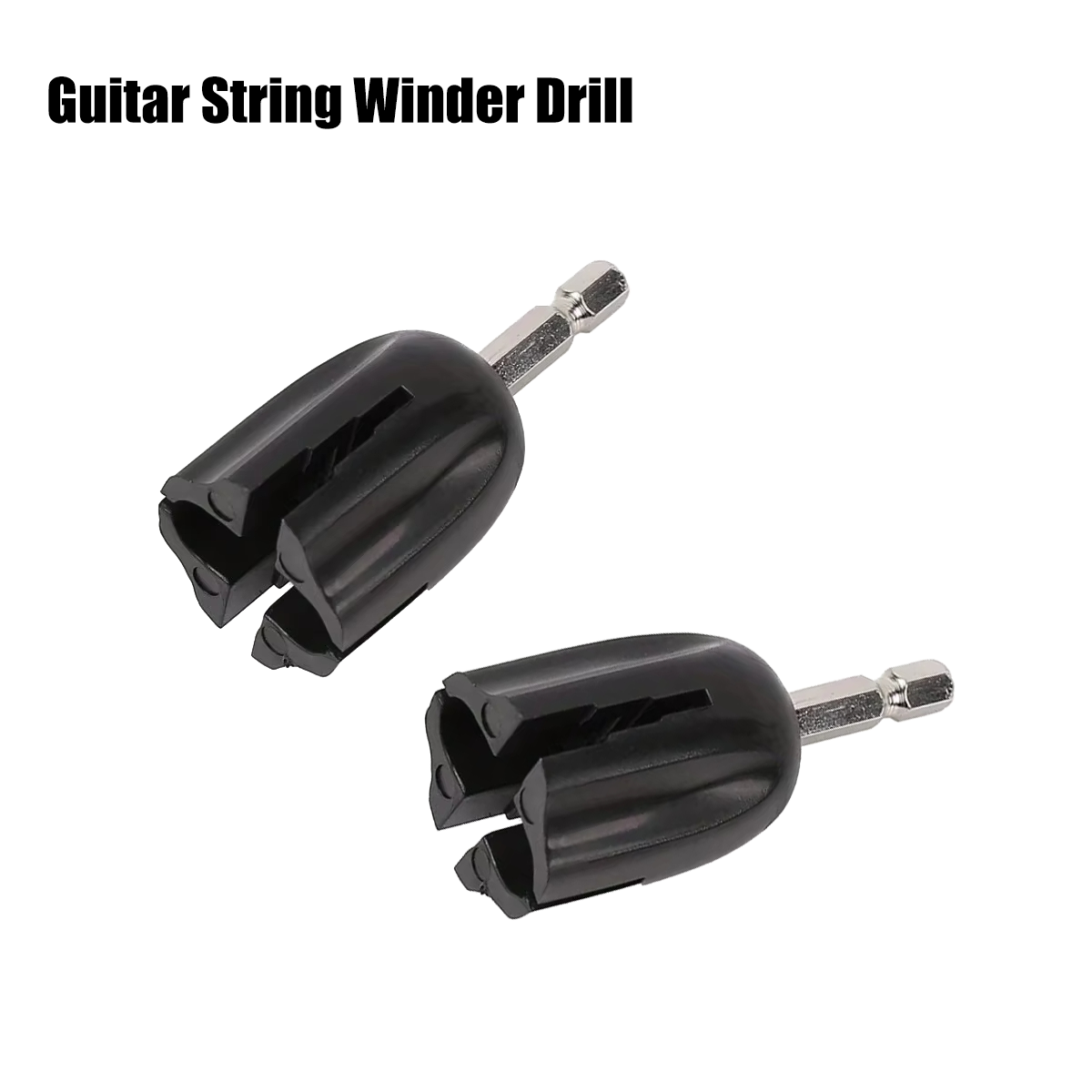 Guitar Slide Tube - Miwayer 1/2PCS エレキギター弦ワインダードリルヘッド、ユニバーサル弦チェンジャー、アコースティックエレクトリッククラシックギター用