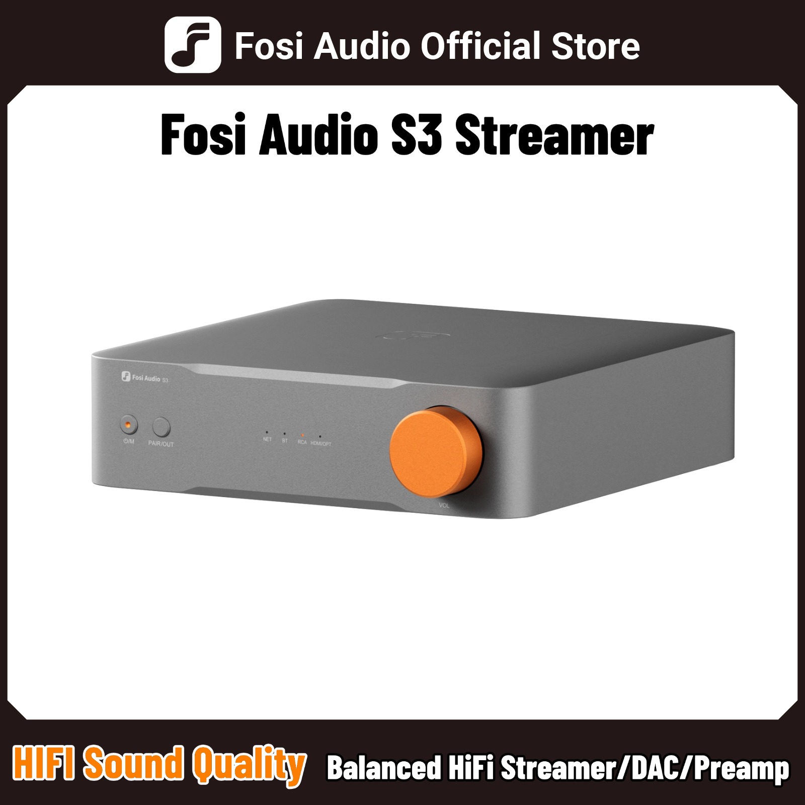 Audio Music Google - Fosi Audio S3 HiFiミュージックストリーマー Bluetooth 5.3