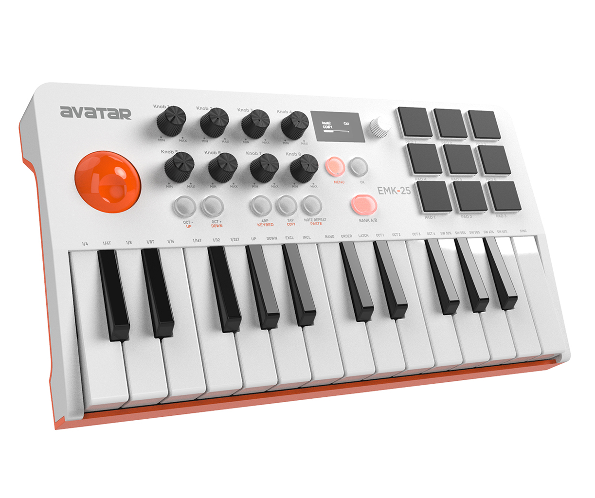 ワイヤレスMidiキーボードコントローラー、バックライト付き - Midi Controller Pad のレビューと価格