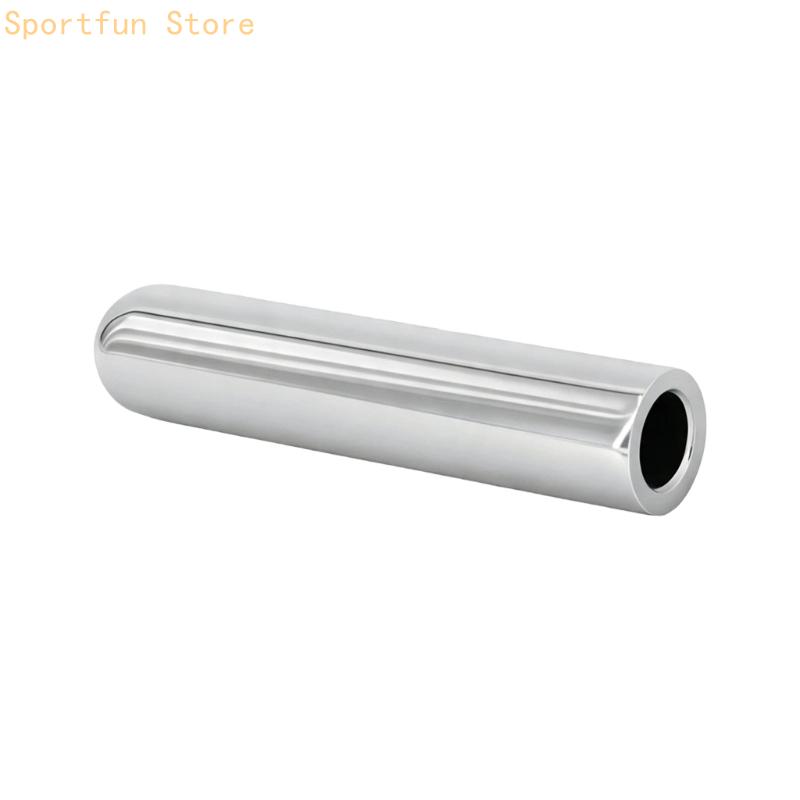 滑らかな接触とシルバートーンのギターフィンガースライドメタル - Guitar Slide Tube のレビューと価格