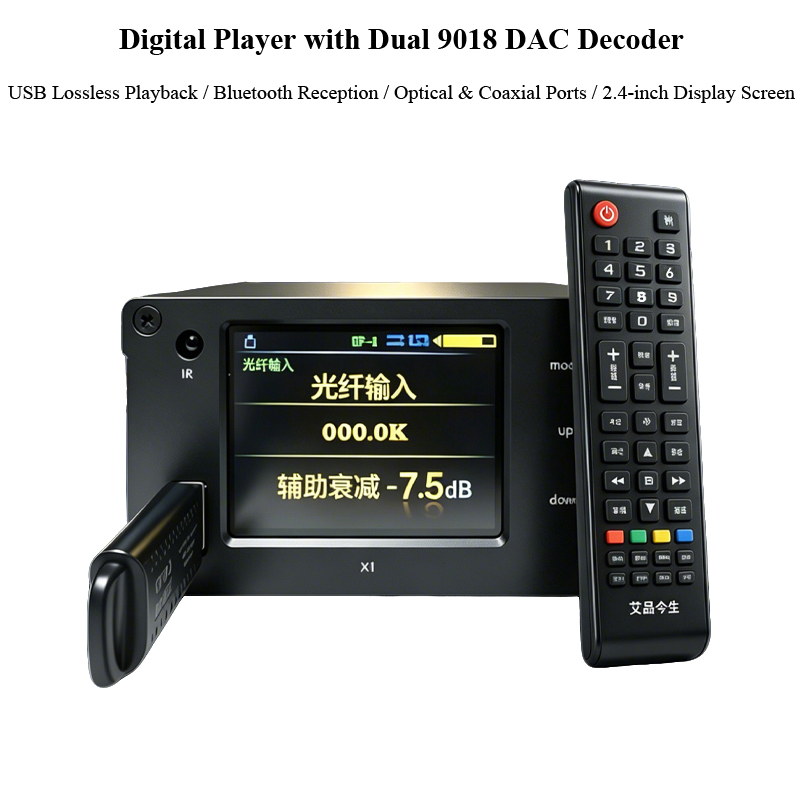 デュアルES9018K2MデジタルオーディオプレーヤーDSD - Audio Music To Mp3 のレビューと価格