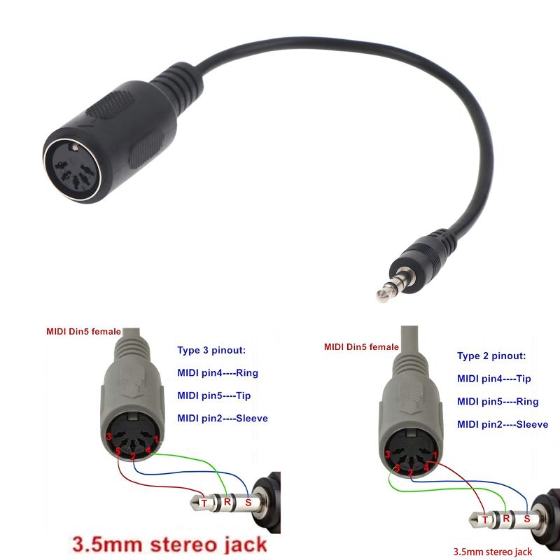 [新製品] MIDI Din 5 から 3.5mm TRS  - Audio Music Instrumental のレビューと価格