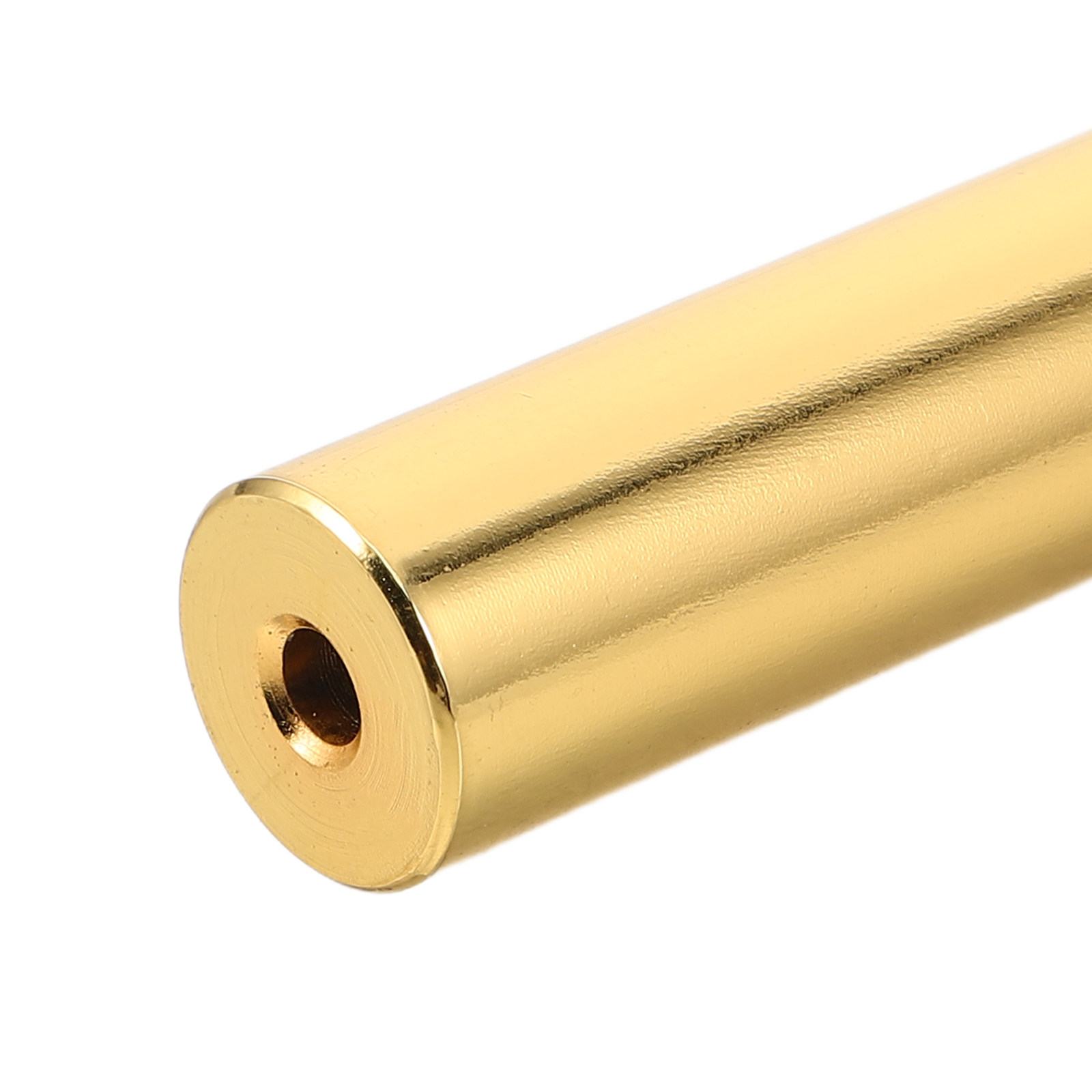 中型ソリッドスチール製ギタースライド、ゴールド仕上げの円筒形 - Guitar Slide Tube のレビューと価格