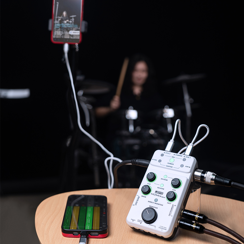 JOYO オーディオミキサー MOMIX PRO マイク、ギ - Audio Music Instrumental のレビューと価格