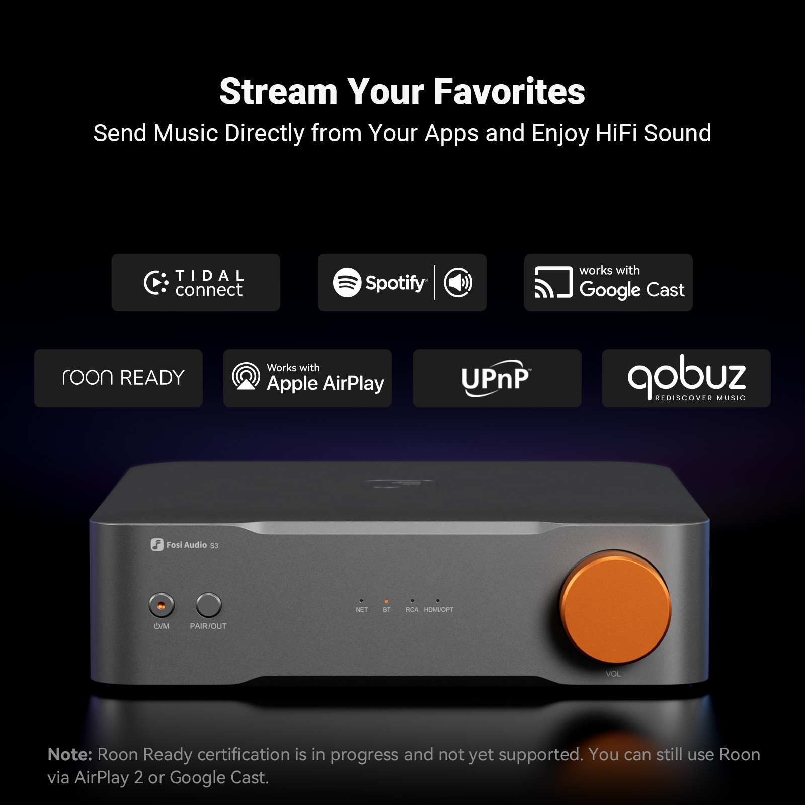 Fosi Audio S3 HiFiミュージックストリーマー - Audio Music Google のレビューと価格