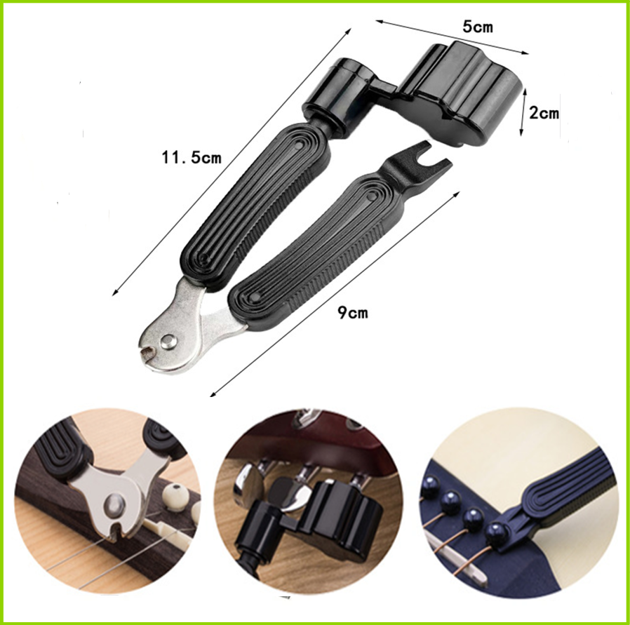 木製ギター弦ワインダー 3 IN 1 弦巻き取り器 + 弦カ - Guitar Slide Tube のレビューと価格