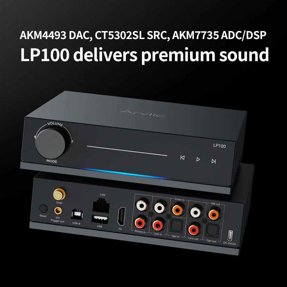 Arylic LP100 ワイヤレスミュージックストリーマー - Audio Music Google のレビューと価格
