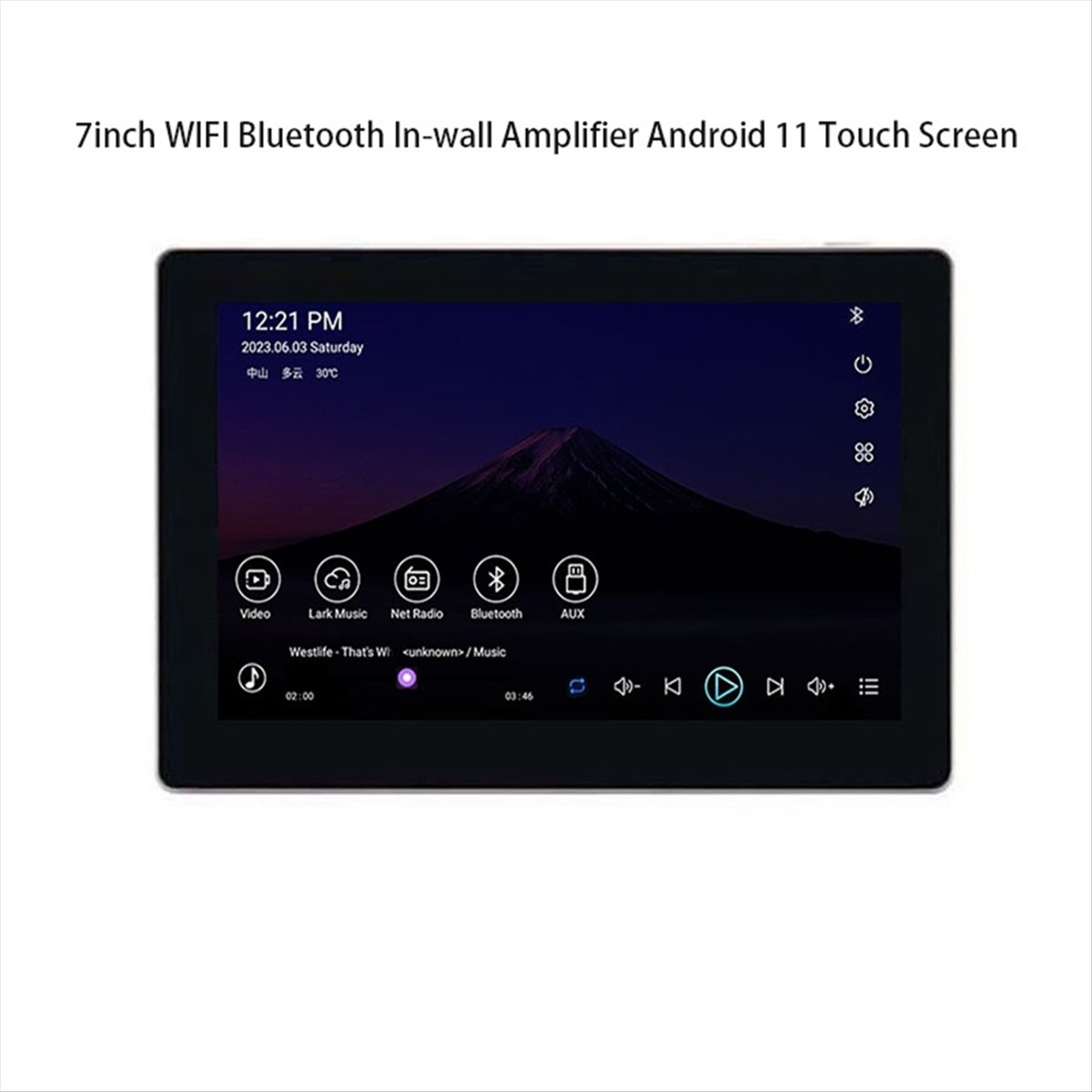 モーニング 7 インチ Android 11 スマート ホー - Audio Music Google のレビューと価格