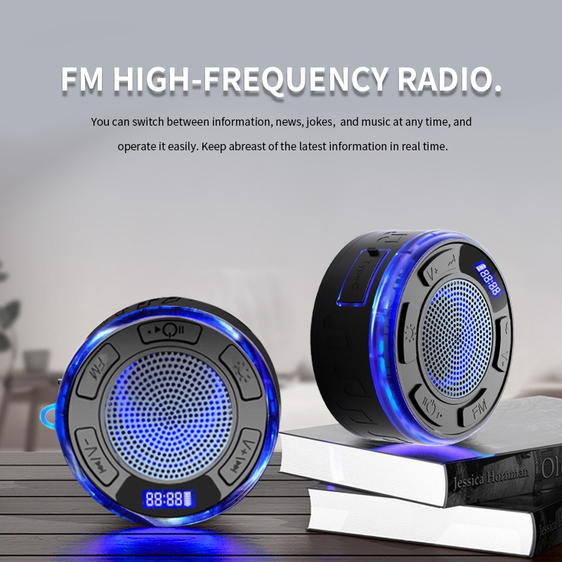 浴室防水ワイヤレス Bluetooth スピーカー FM ラ - Apple Music Audio Quality のレビューと価格