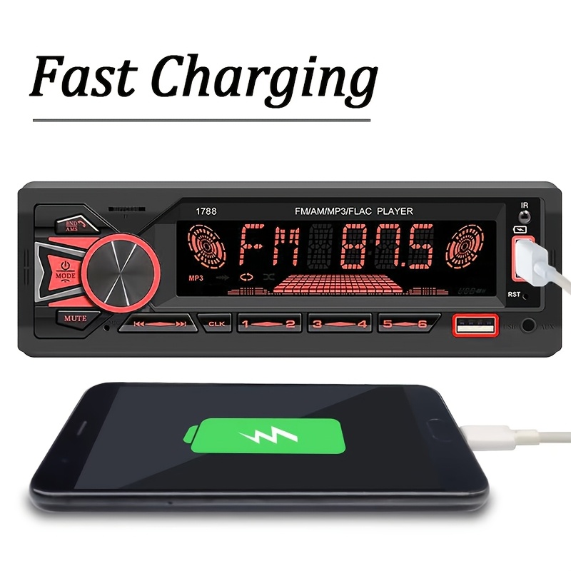 1DIN インダッシュ FM カーラジオステレオ、デジタルオ - Audio Music Mp3 Free のレビューと価格